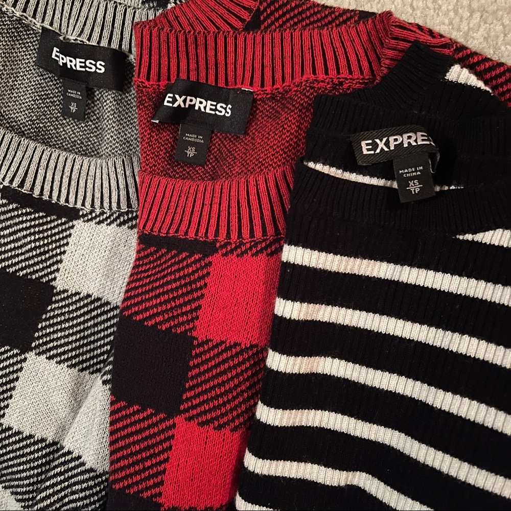 NWOT Express Sweater Bundle